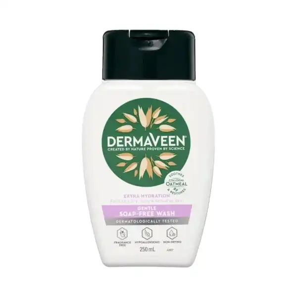 DermaVeen Extra Gentle Soap Free Wash 250ml