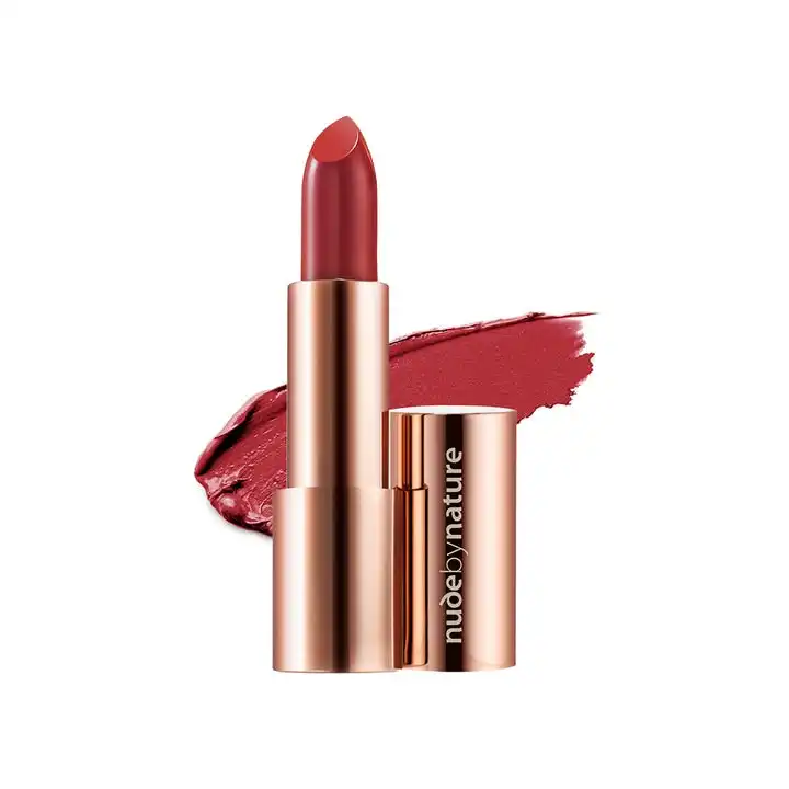 Nude by Nature Moisture Shine Lipstick 08 Garnet