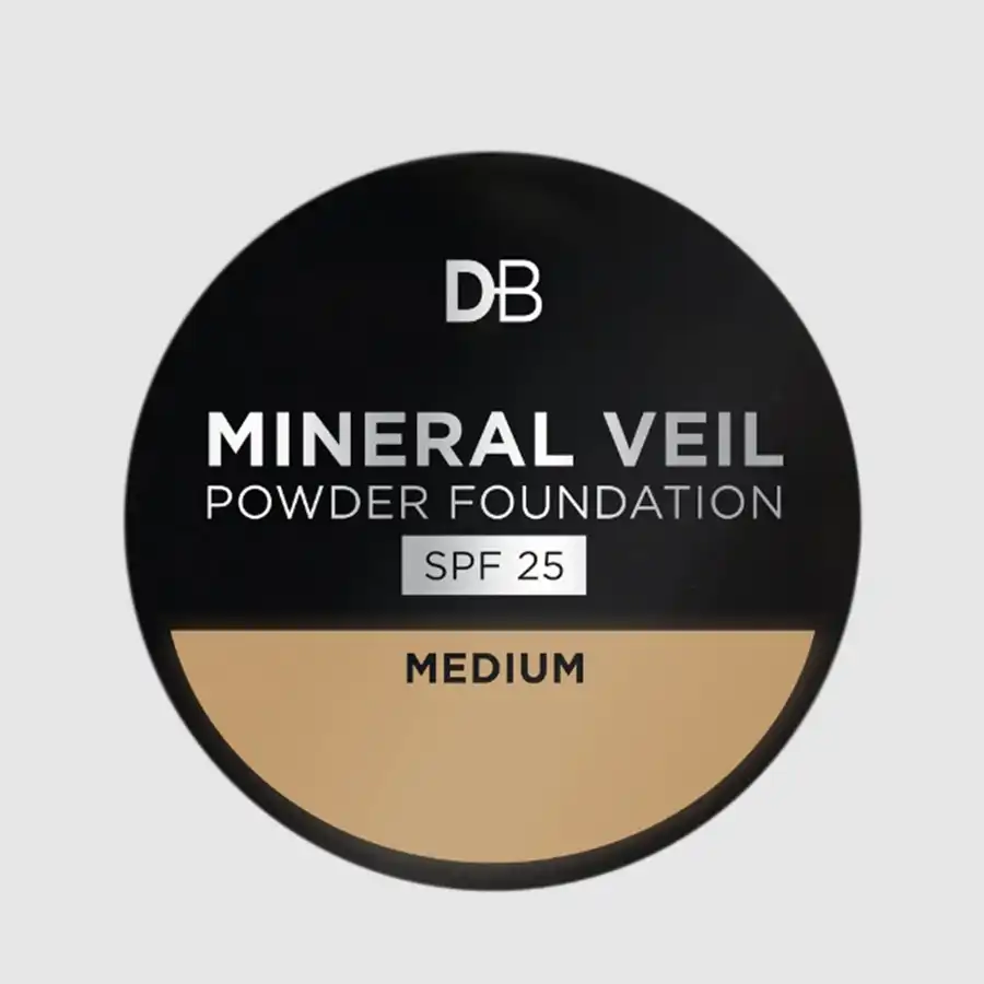 DB Cosmetics Designer Brands Mineral Veil Powder Foundation Medium