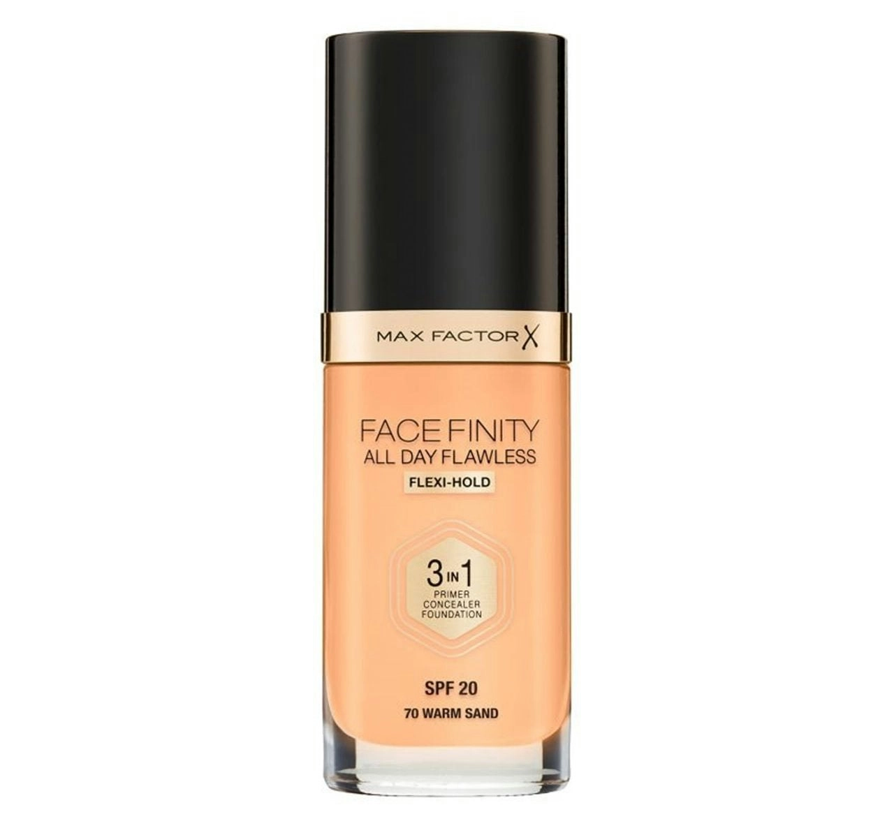 Max Factor Facefinity All Day Flawless Foundation 70 Warm Sand 30ml