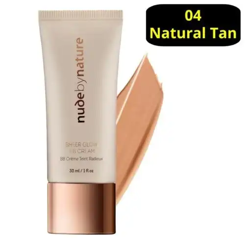 Nude by Nature Sheer Glow Bb Cream 30ml 04 Nude Natural Tan