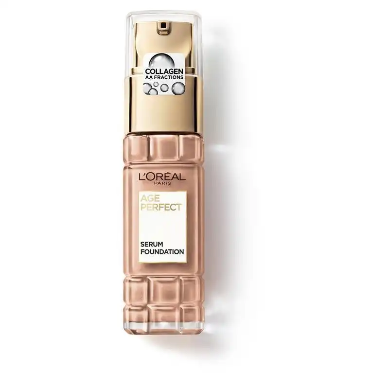 Lóreal L  Real Age Perfect Serum Foundation 270 Amber Honey