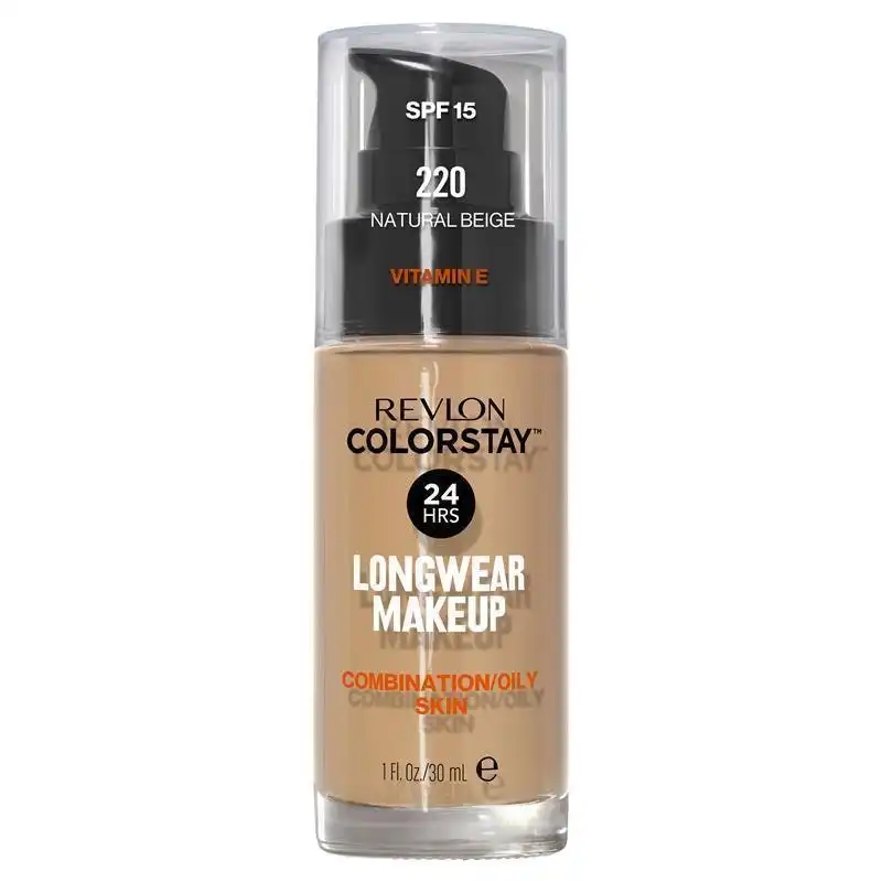 Revlon Colorstay Makeup Foundation For Combination/oily Skin Natural Beige