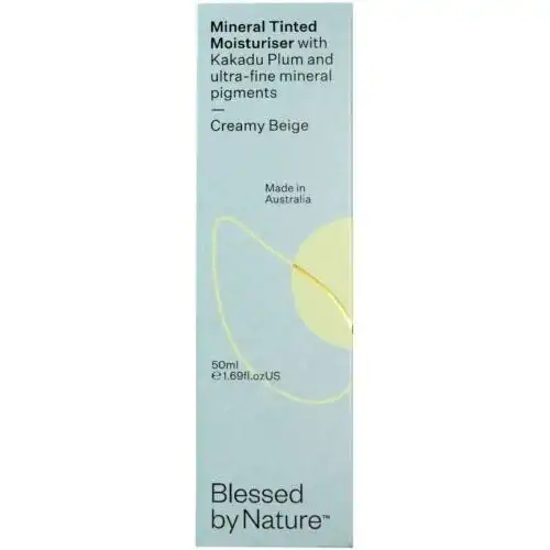 Blessed By Nature Mineral Tinted Moisturiser Creamy Beige 50ml