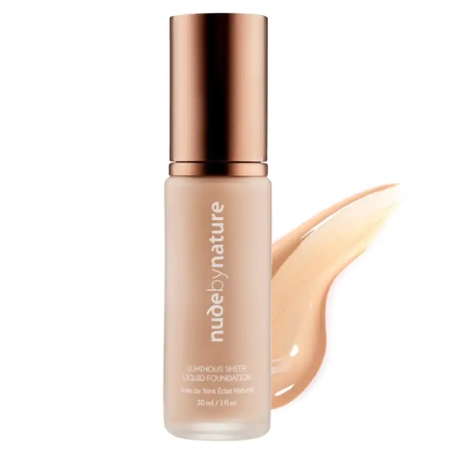 Nude by Nature Luminous Sheer Liquid Foundation N1 Shell Beige