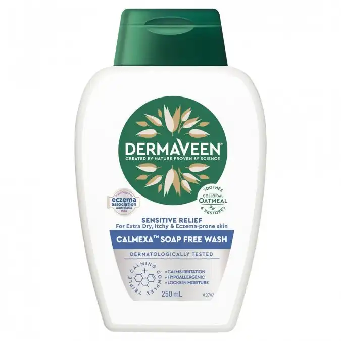 DermaVeen Sensitive Relief Calmexa Soap Free Wash - 250ml