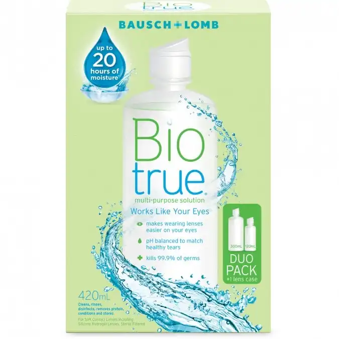 Biotrue Bio True Multi-purpose Solution Duo Pack 300ml + 120ml