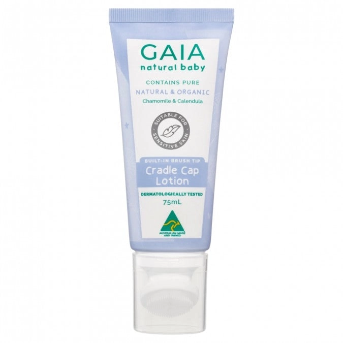 Gaia Skin Naturals Gaia 75ml Natural Baby Organic Cradle Cap Lotion 0m+ Flaky Scalp Moisturising