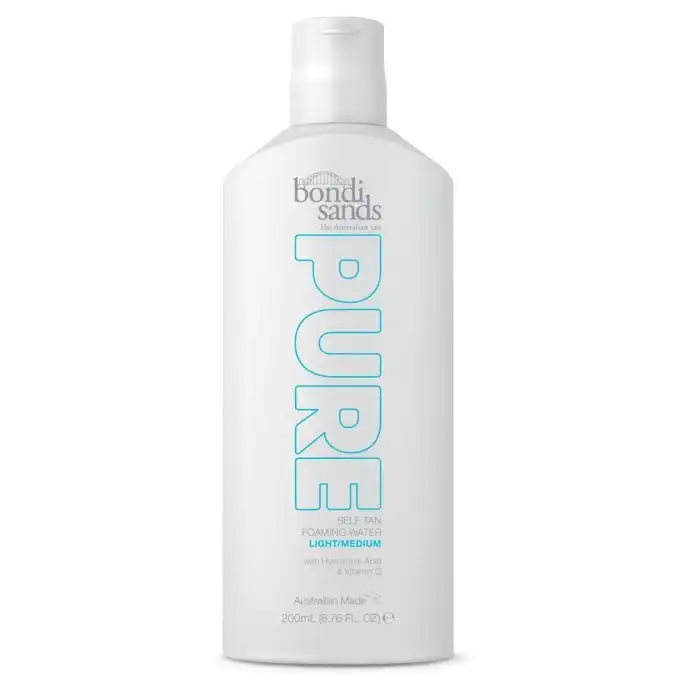 Bondi Sands Pure Self Tan Foaming Water Light/medium 200ml