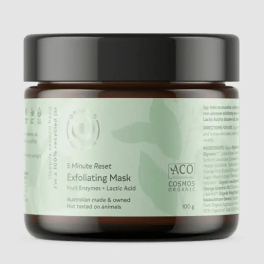 Organic Formulations 5 Minute Reset Exfoliating Mask 100g