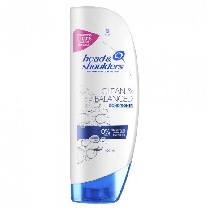 Head & Shoulders Clean & Balanced Anti Dandruff Conditioner For Clean Scalp 400 Ml