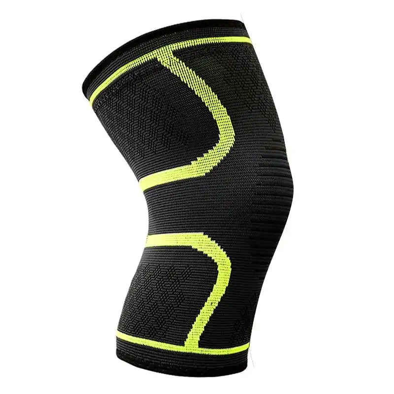 AOLIKES 3D Weaving Knee Support Brace Sleeve Sports Joint Kneelet Leg Breathable Green