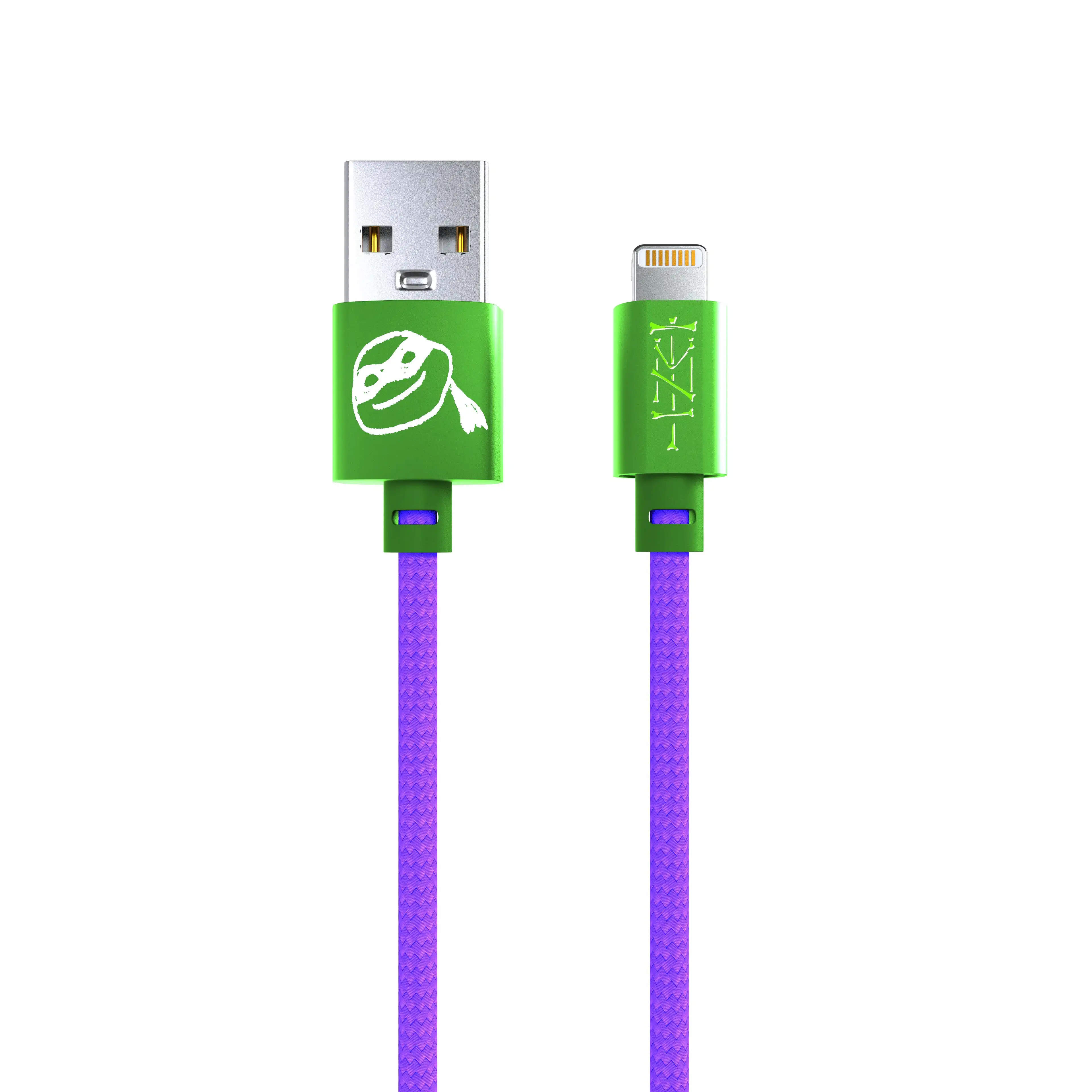 TMNT MFI Lightning to USB-A Cable - Fast Charging, 1m, Durable