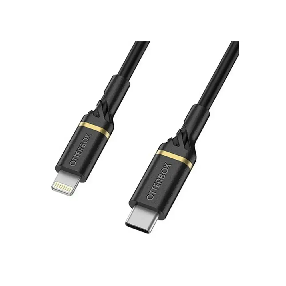 Otterbox 1m USB-C to Type C PD Cable Connector For Smartphones Black Shimmer