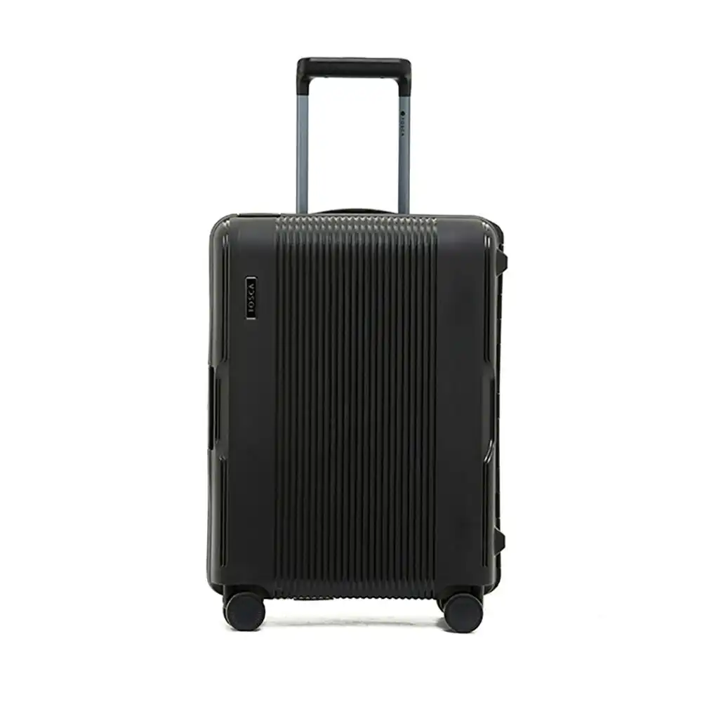 Tosca Knox 21" Cabin Trolley Travel Hard Case Suitcase 55x40x20cm - Black
