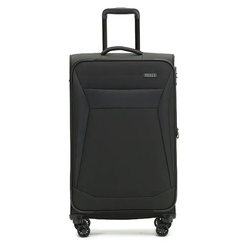 Tosca Aviator 72cm Trolley Travel Luggage Checked Bag Suitcase Baggage Black