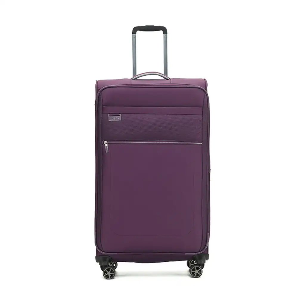 Tosca Vega 32" Holiday/Travel Luggage Suitcase Checked Baggage Trolley Bag Plum