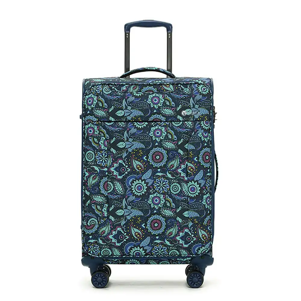 Tosca So-Lite 3.0 25" Checked Trolley Luggage Holiday/Travel Suitcase - Paisley