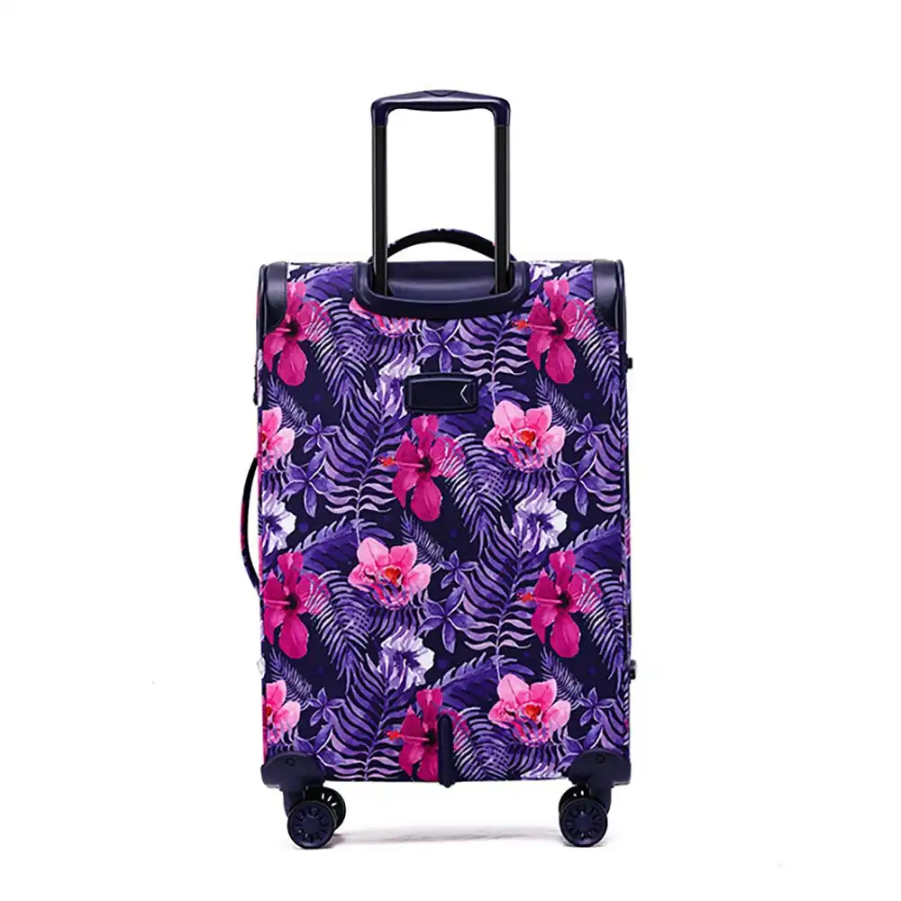 Tosca So-Lite 3.0 25" Checked Trolley Luggage Holiday/Travel Suitcase - Flowers