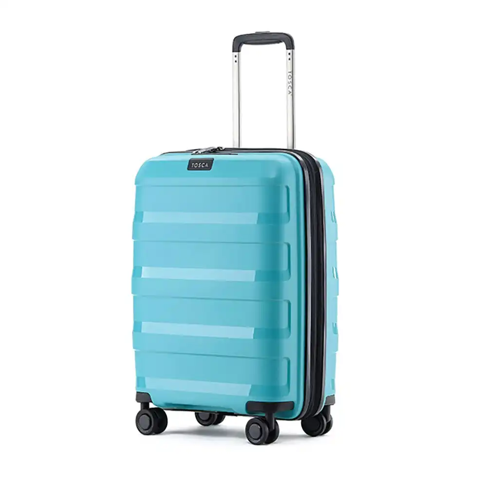 Tosca Comet PP 20" Cabin Trolley Travel Hard Case Suitcase 55x40x25cm - Teal