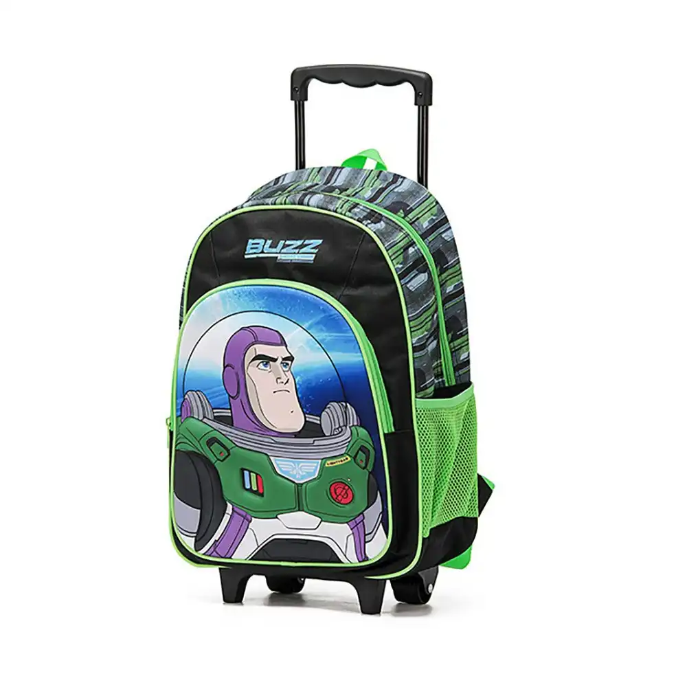 Disney Buzz Lightyear 17" 3D Eva Kids/Childrens 2 Wheel Shoulder Backpack Bag