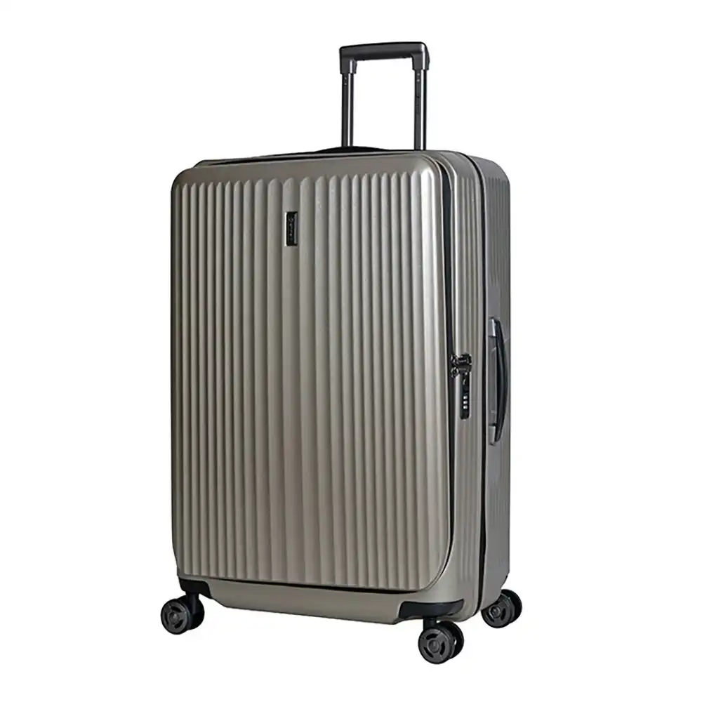 Eminent 28" Trolley Checked Case Luggage Travel Suitcase 76x50x33cm - Champagne