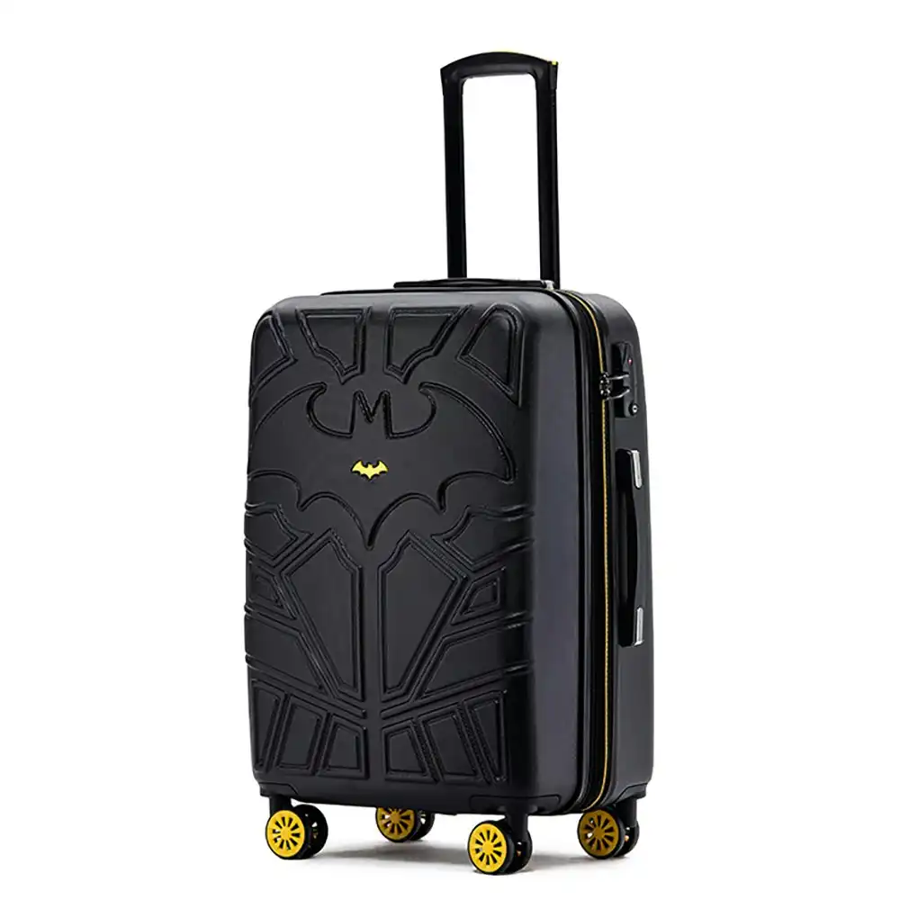 Batman 24" Trolley Checked Luggage Travel Hard Case Suitcase 65x42x28cm Black