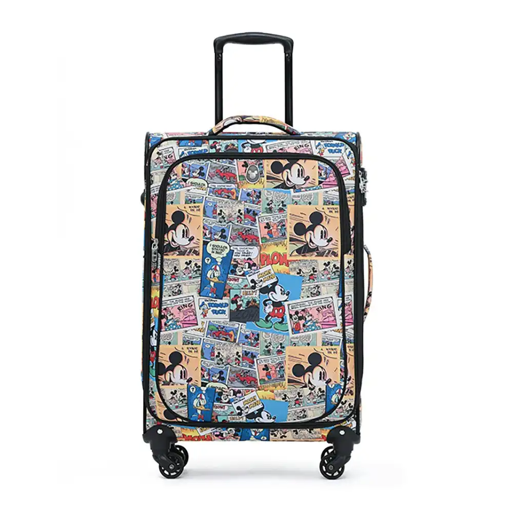 Disney 25" Trolley Checked Travel Luggage Suitcase 65x40x30cm Comic Character
