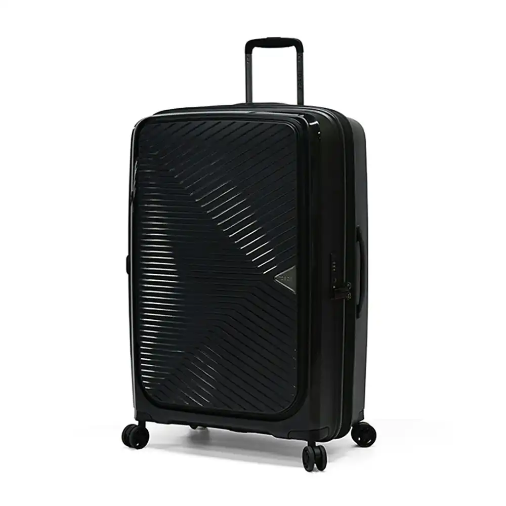 Tosca Space X 29" Trolley Checked Luggage Hard Backed Travel Suitcase - Black