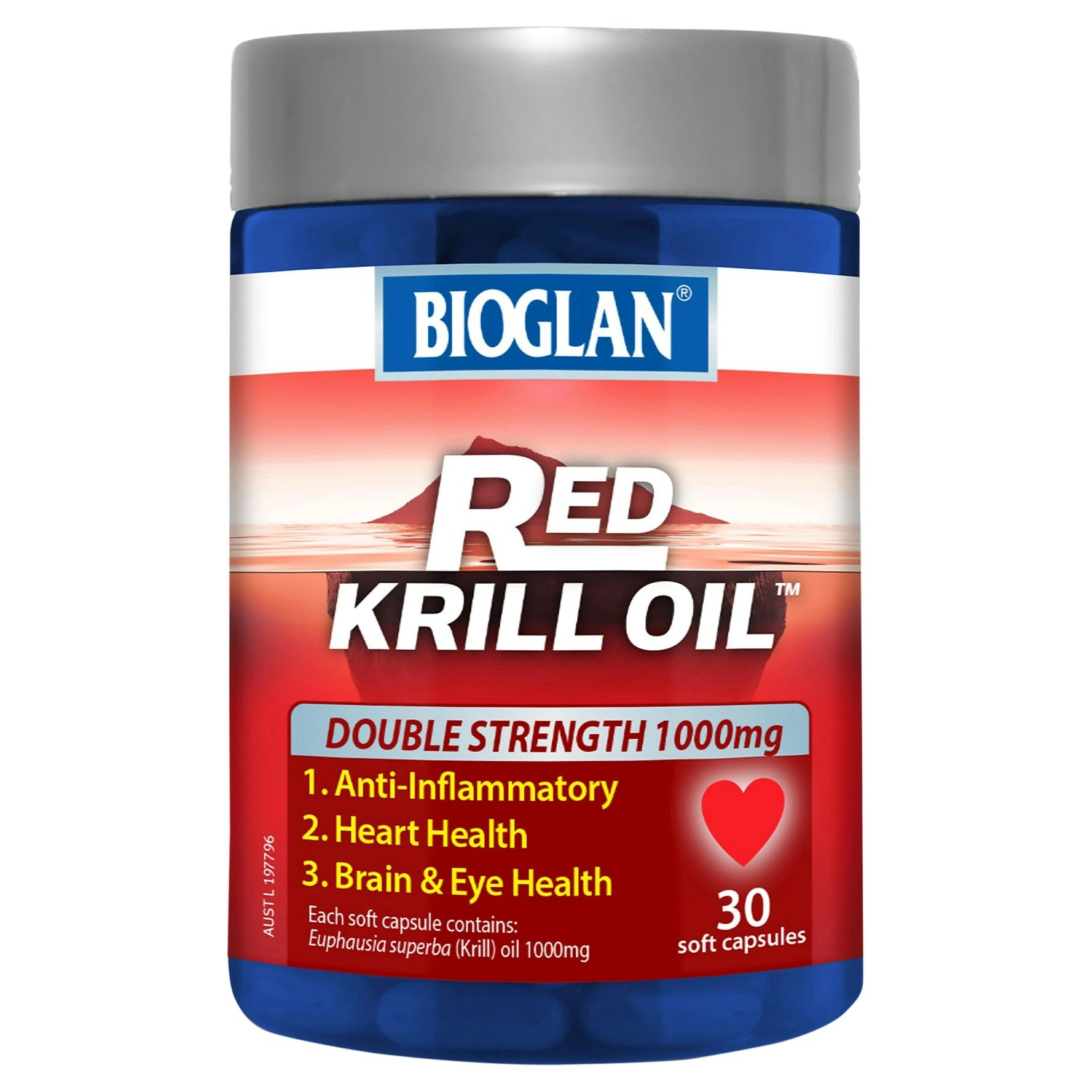 Red Krill Oil Double Strength 1000mg 30s