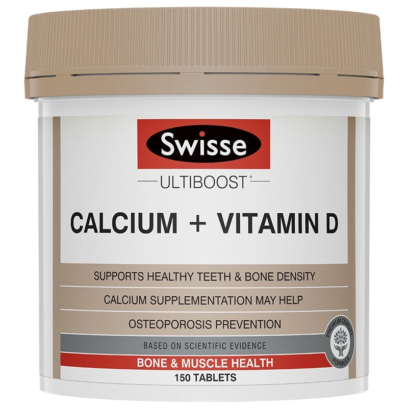 Swisse Ultiboost Calcium + Vitamin D 150 Tablets