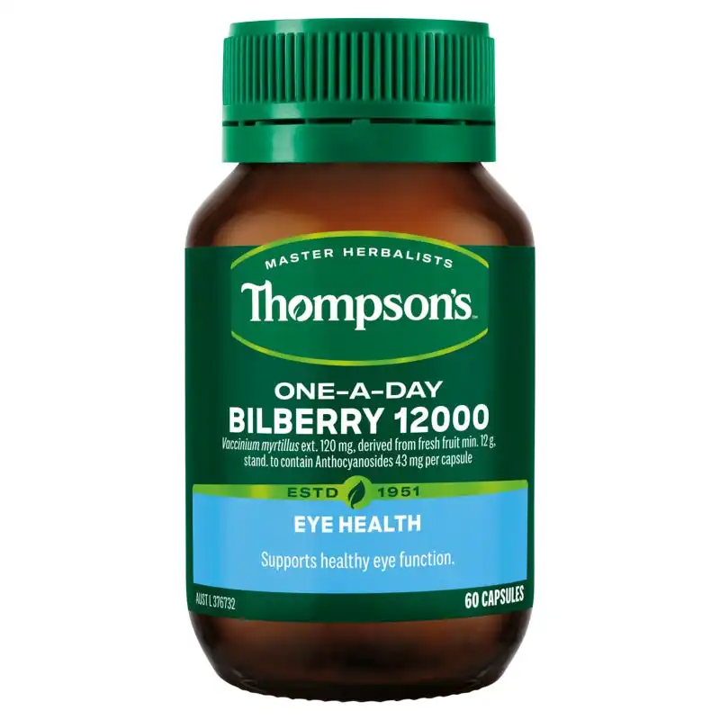 Thompson's One-A-Day Bilberry 12000mg 60 caps