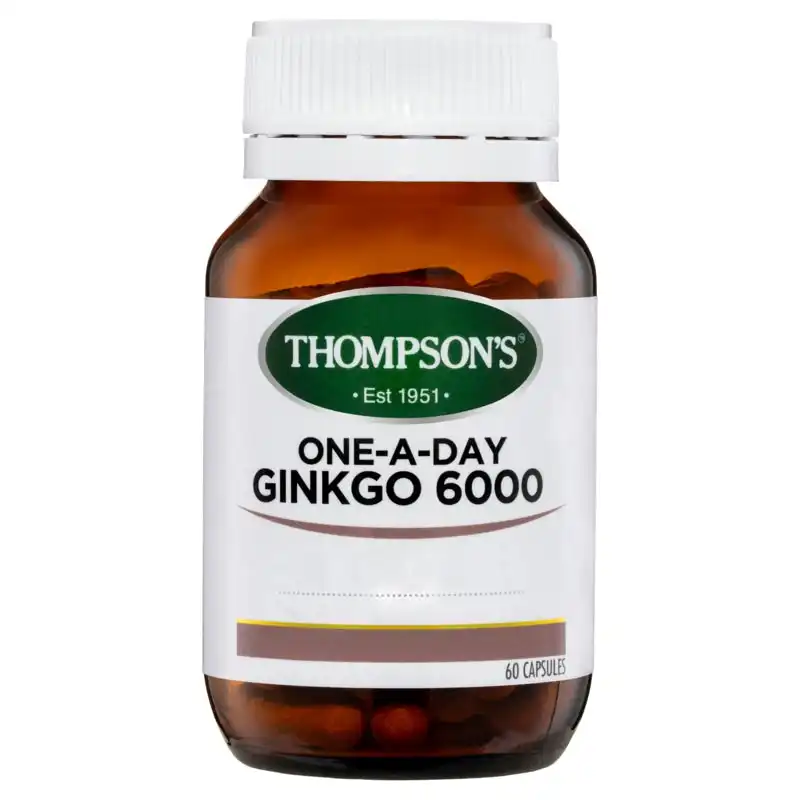 Thompson's One-A-Day Ginkgo 6000mg 60 caps