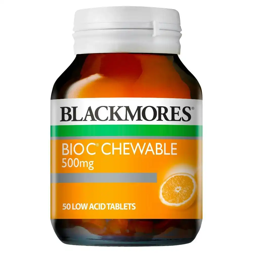Blackmores Bio C Chewable 500Mg 50 Tablets