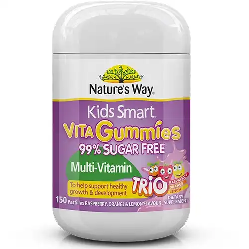 Natures Way Smart Kids Vita Gummie Sugar Free Multi Trio 150