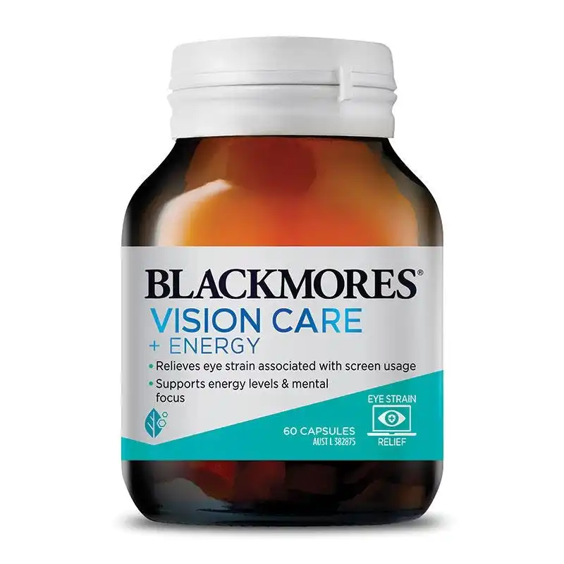 Blackmores Vision Care + Energy 60 Capsules