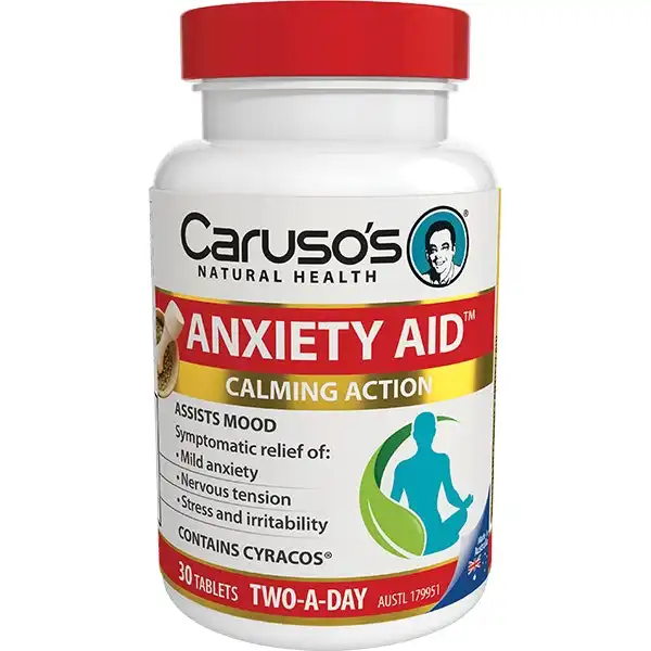 Caruso's Anxiety Aid(TM) 30 Tablets