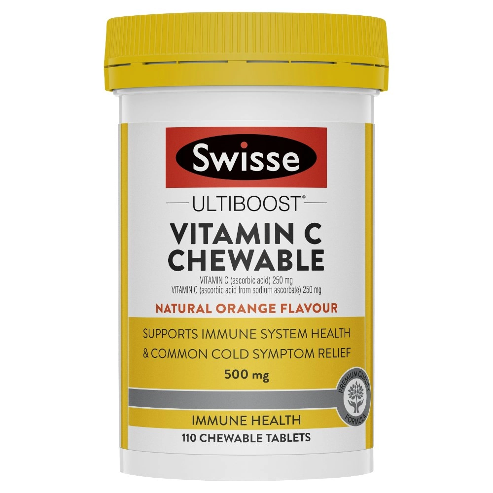 Swisse Ultiboost High Strength Vitamin C 110 Chewable Tablets