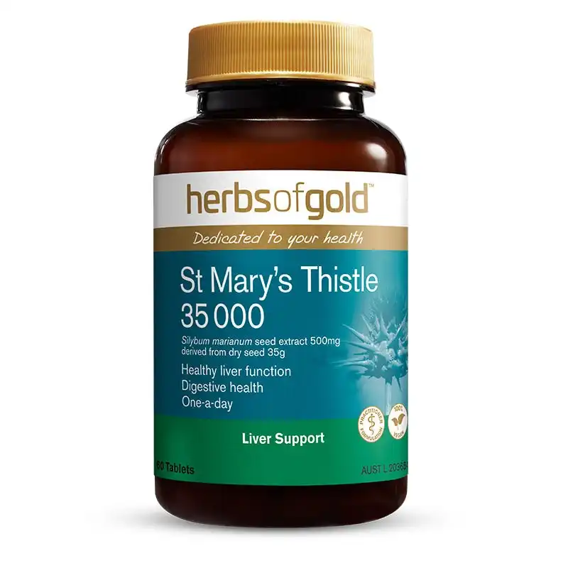 Herbs Of Gold St Mary's Thistle 35 000 60tabs