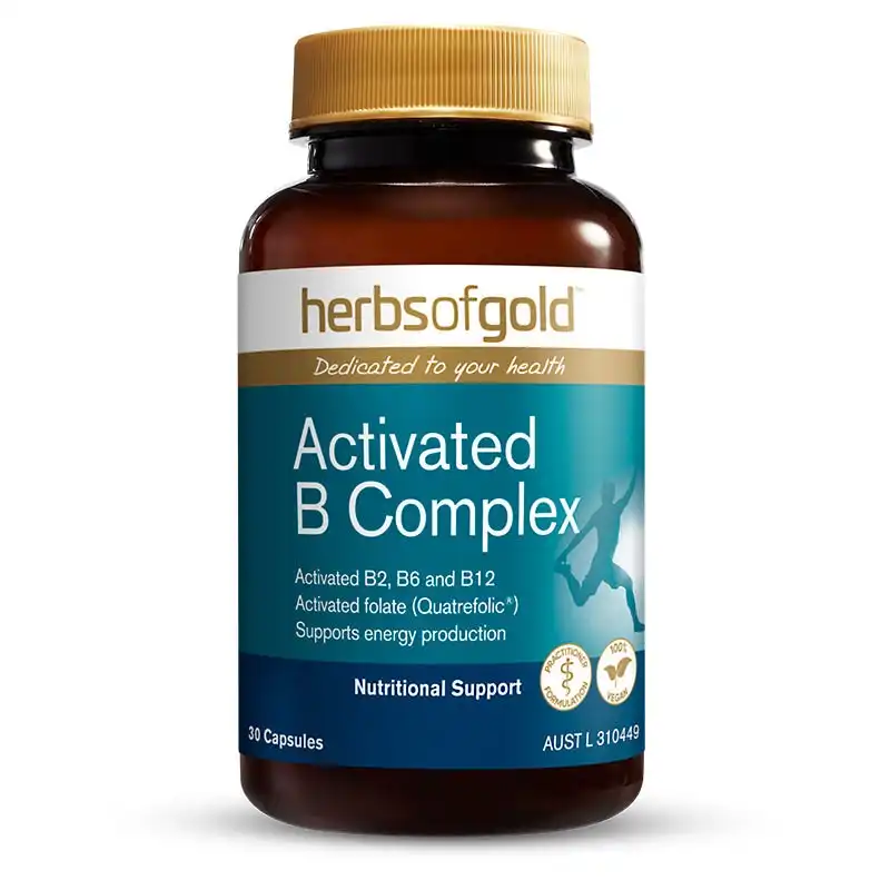 Herbs Of Gold Activated B Complex 30caps