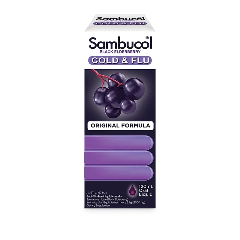 Sambucol Cold & Flu Syrup 120ml