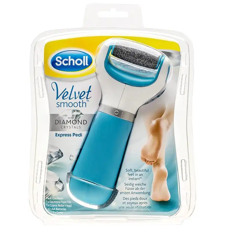 Scholl Velvet Smooth Electronic Foot File with Marine Minerals