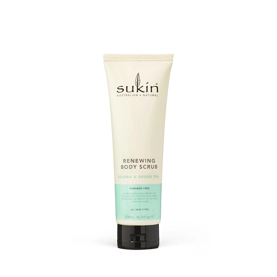 Sukin Renewing Body Scrub Jojoba & Green Tea 200ml