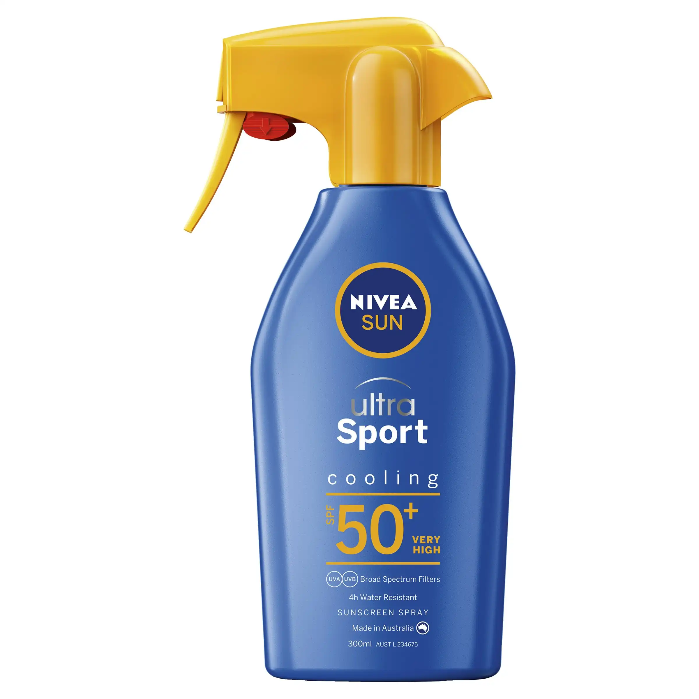 Nivea Ultra Sport Cooling Sunscreen Trigger Spray SPF50+ 300ml