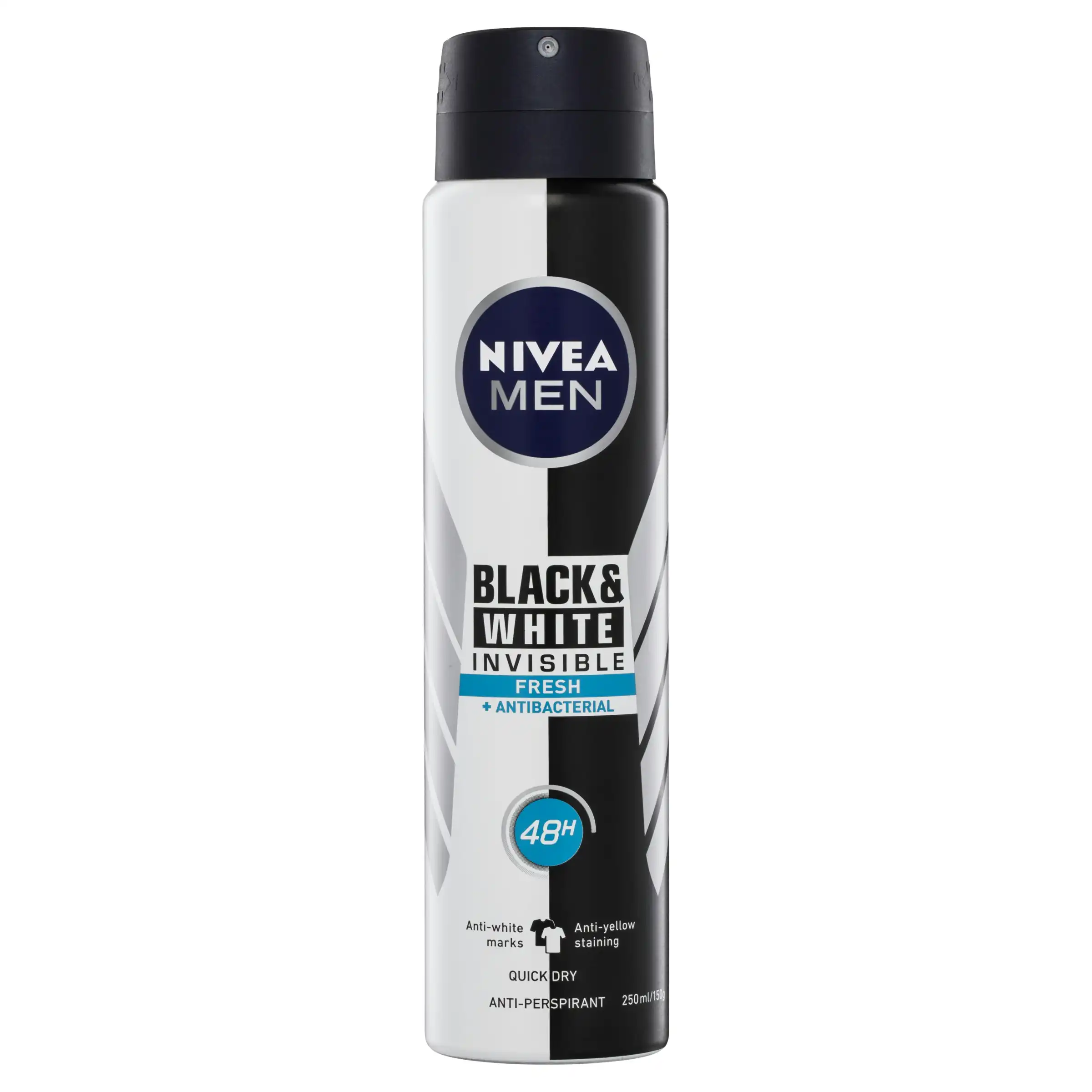 Nivea Men Invisible for Black & White Fresh Deodorant 250ml