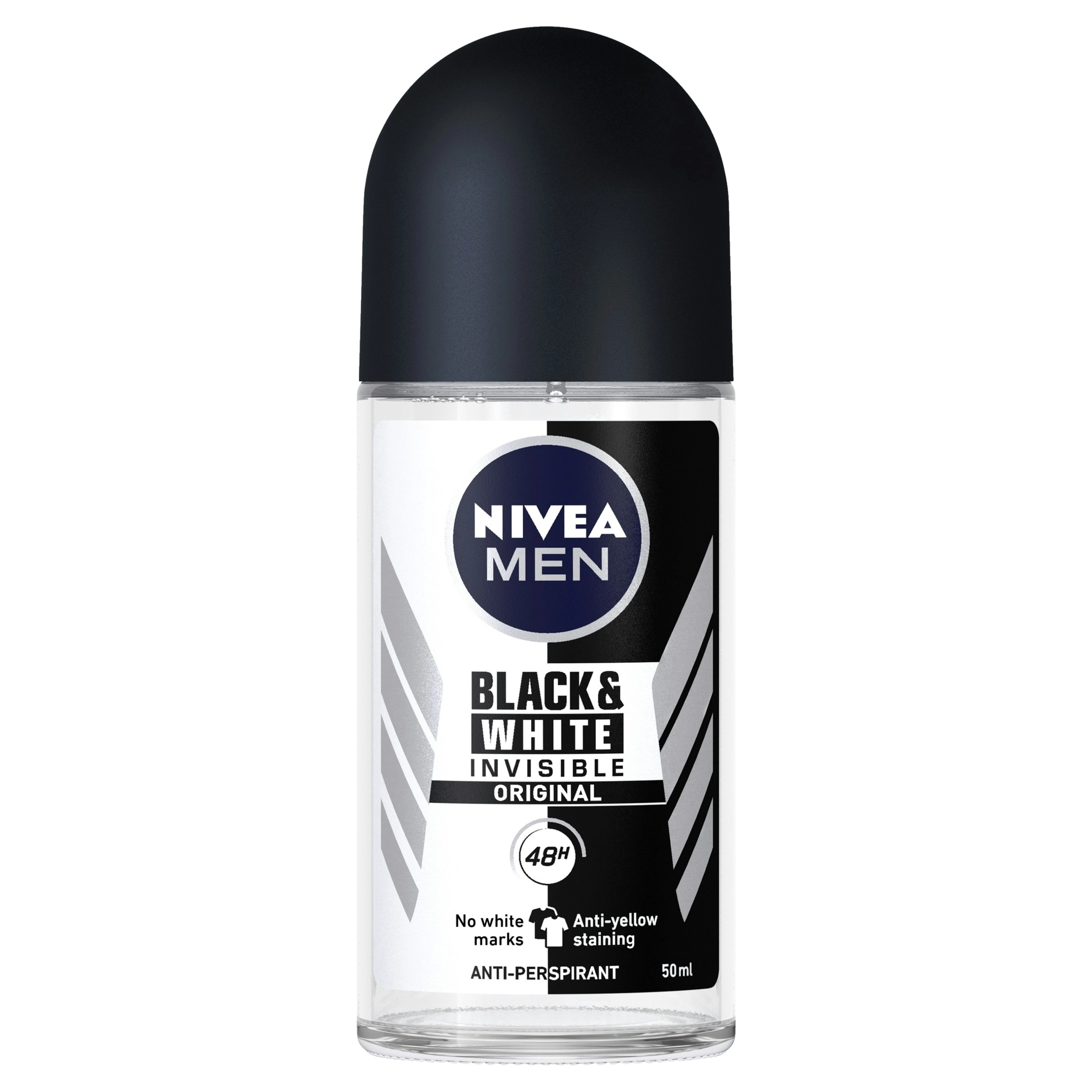 Nivea Men Invisible for Black & White Original Roll-on Deodorant 50ml