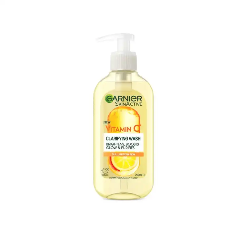 Garnier Skin Active Vitamin C* Brightening Gel Cleanser 200ml