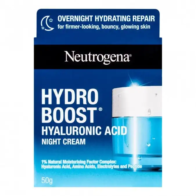 Neutrogena Hydro Boost Night Cream Hydrating Face Moisturiser 50g