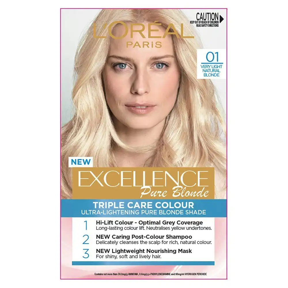 L'Oreal Excellence Creme 01 Very Light Natural Blonde Hair Colour