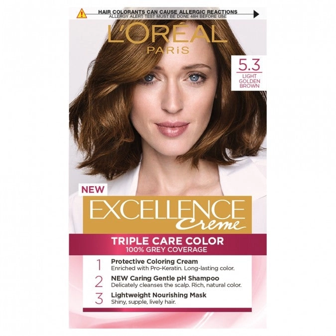 L'Oreal Excellence Creme 5.3 Golden Brown Hair Colour